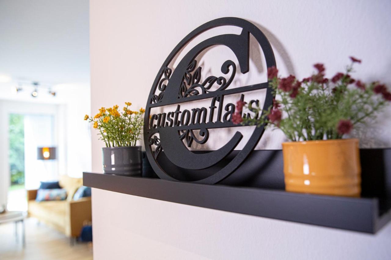 Apartamento Customflats - Tiefgarage - Terrasse - Uninaehe Ulm Exterior foto
